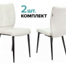 Стул для кухни Бюрократ KF-4_2 комплект 2 шт. молочный Velvet 20